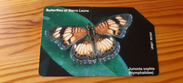 Phonecard Sierra Leone - Butterly - Sierra Leona