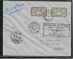 Indochine - 1er Vols - Poste Aérienne - Lettre - TB - Storia Postale
