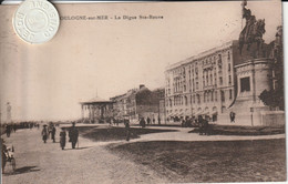 62 - Carte Postale Ancienne  De  BOULOGNE SUR MER  La Digue Sainte Beuve - Boulogne Sur Mer