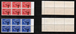 GREECE   Scott # 739-40** MINT NH BLOCKS OF 6 CONDITION AS PER SCAN (LG-1422) - Blocks & Sheetlets