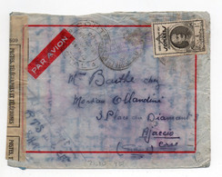 !!! LETTRE ACCIDENTEE DE COTE DES SOMALIS POUR AJACCIO DU 21/10/1940 - Crash Post