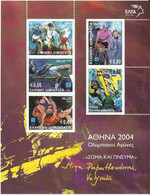 GREEK SHEETLET STAMPS 2003 – OLYMPIC GAMES ATHENS 2004 – GREECE - HELLAS - MINISHEET - Blocks & Sheetlets