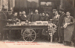 CPA En NIVERNAIS - Marchand De Produits D'Espagne (Très Beau Plan Animée!!). - Altri & Non Classificati