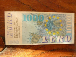 Billet Fictif De 1000 Euro - Specimen