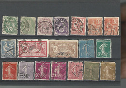 54753 ) Collection France  Perfin Overprint - Collections