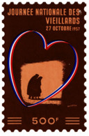 * Journée Nationale Des Vieillards - 27 Octobre 1957 - 500f * - Otros & Sin Clasificación