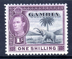 Gambia 1938 KGVI 1s - Elephant Mint MH SG 156 (**) - Gambie (1965-...)