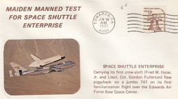 USA.  MAIDEN MANNED TEST FOR SPACE SHUTTLE ENTERPRISE       / 3 - Nordamerika