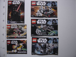 Lot Notices LEGO STAR WARS 75117 75161 75162 75166 75168 75183 - Ontwerpen