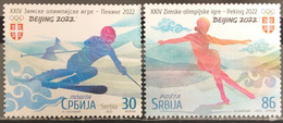 Serbia, 2022, Winter Olympic Games - Beijing, China (MNH) - Winter 2022: Peking