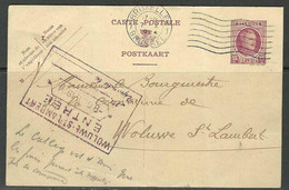 Carte Postal. Entier Postal 15c.(Houyoux) Afg/obl 7/10/1924 Bruxelle > M. Bourgmestre De La Commune De Woluwe-St-Lambert - Postcards [1909-34]
