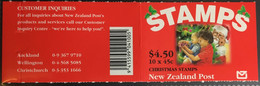 New Zealand 1994 Christmas Horizontal Booklet MNH - Carnets