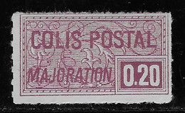 COLIS POSTAUX N° 159 20 C. LILAS-BRUN NEUF * TB COTE 12 € - Nuevos