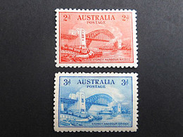Sydney Harbour Bridge  : Australia  1932 / SG 141/142 / MH - Nuovi