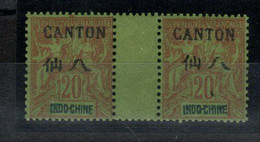 Canton -Indochine _sans  Millésimes 20c (1902 ) _ N°23 - Unused Stamps