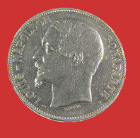 Napoléon III -  5 Franc - Argent - 1852 -  TTB - Petite Tête - - 5 Francs