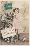 Thème Du Souvenir. Photo-montage D'une Fillette - Colecciones, Lotes & Series