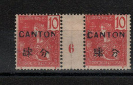 Canton -Indochine _ 1 Millésimes 10c (1906) _ N°37 - Autres & Non Classés