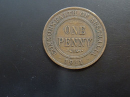 AUTRALIE   ONE  PENNY 1911 GEORGES  V - Penny