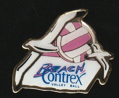 73382-Pin's -Contrex.Beach Volley Ball.Mouette. - Pallavolo