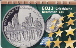 Denmark Tele Danmark TDP153  Ecu - Greece  Mint - Dänemark