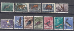 Yugoslavia Republic 1954 Animals Mi#738-749 Used - Gebraucht