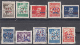 Italy Yugoslavia Trieste Zone B, 1949 Mi#12-21, Sassone#7-16 Mint Hinged - Nuevos