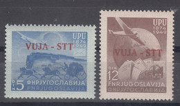 Italy Yugoslavia Trieste Zone B, UPU 1949 Mi#22-23, Sassone#17-18 Mint Never Hinged - Nuevos