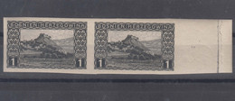 Austria Occupation Of Bosnia 1906 Pictorials Mi#29 U, Imperforated, With Gum Mint Hinged/never Hinged Pair - Unused Stamps