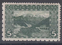 Austria Occupation Of Bosnia 1906 Pictorials Mi#32 Perforation Up And Right 12 1/2 Down And Left 6 1/2, Mint Hinged - Ongebruikt