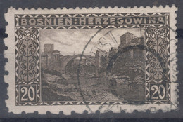 Austria Occupation Of Bosnia 1906 Pictorials Mi#35 Perforation Up And Right 12 1/2 Down And Left 6 1/2, Used - Usati