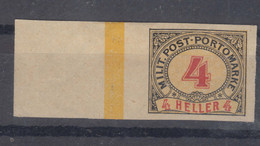 Austria Occupation Of Bosnia Porto 1904 Mi#4 Imperforated, MNG - Ongebruikt