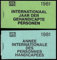 PR161/162** - Carnets De Timbres / Postzegelboekjes - Antwerpse Postzegelbeurs (A.P.B.) - Ligue Sclérose Multiple - Private & Local Mails