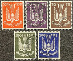 1923 - Deutsches Reich - Série Complète Des 5 Timbres Oblitérés MI N° 263 Au 267 - - Usati