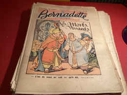 Bernadette Revue Hebdomadaire Illustrée Rare 1950 Numéro 123 Les Mort-vivant - Bernadette