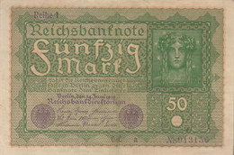 Billet Allemagne :  De 50 Mark  ///  Réf. Fév.  22 / P9 - 50 Mark