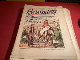 Bernadette Revue Hebdomadaire Illustrée Rare 1950 Numéro 188 Le Manoir De La Fantaisie - Bernadette