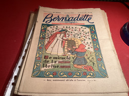 Bernadette Revue Hebdomadaire Illustrée Rare 1950 Numéro 136 Le Miracle De La Reine - Bernadette