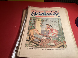 Bernadette Revue Hebdomadaire Illustrée Rare 1950 Numéro 155 Le Sapin De Ingrid - Bernadette