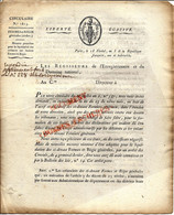 1800 FERMES ET REGIES ABOLITION LIQUIDATION REVOLUTION BAR SUR ORNAIN Bar Le Duc Meuse  + TEXTE MANUSCRIT TB.E.V.SCANS - Historische Documenten