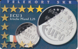Denmark Tele Danmark TDP174  Ecu - Ireland   Mint    Issue 700 - Dänemark