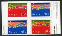 NORWAY 1998 Christmas Pairs In Block MNH / **.   Michel 1297-98 Do-Du - Nuovi