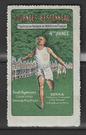 Vignette - Poster Stamp. 1921 ROUEN - Journées Bessonneau (Sport) - Erinnofilia