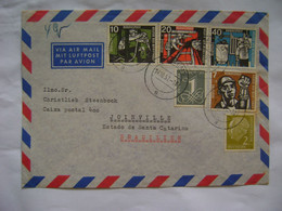 GERMANY - LETTER SENT FROM BAD EMS TO JOINVILLE (BRAZIL) IN 1957 IN THE STATE - Unclassified