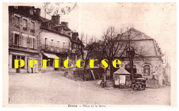 23  Crocq  Place De La Halle - Crocq