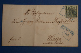 C  HANNOVER ALLEMAGNE BELLE LETTRE  1856 POUR WINSEN  +1G + + CACHET CIRE ROUGE + + AFFRANCH. INTERESSANT - Hanover