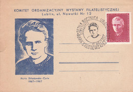 POLAND 1967 - 100th Anniversary Of The Birth Of Maria Curie Skłodowska LW - Otros & Sin Clasificación