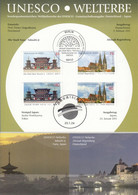 FDC PANES GERMANY Bundes 2844-2845,Unesco - UNESCO