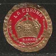 Medaillon Tabac Année 1900 A 1920 La Corona Habana - Autres & Non Classés