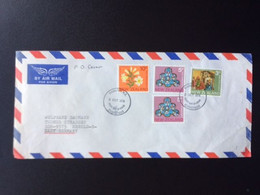 NEW ZEALAND 1974 AIR MAIL LETTER TO THE NETHERLANDS - Luftpost